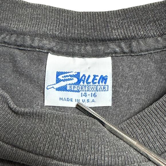 Vintage 90s Salem Michael Jordan Chicago Bulls Graphic Tee Shirt RARE NBA Sz S - Picture 3 of 5